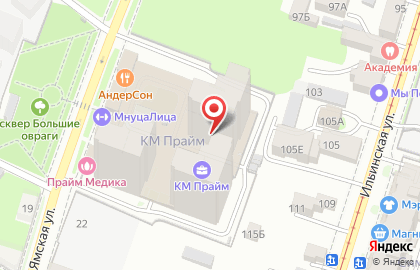 Строящийся жилой комплекс КМ ПРАЙМ в Нижегородском районе на карте