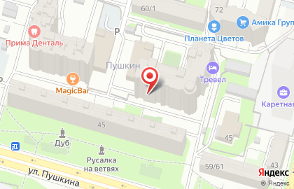 Кафе-бистро Огонек в Кировском районе на карте