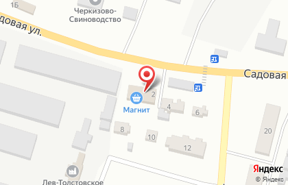 Россельхозбанк, АО на 1-ой Садовой улице на карте