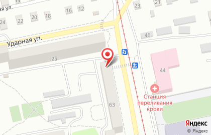 Супермаркет Корзинка в Барнауле на карте