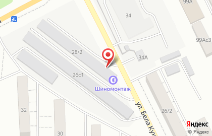 Шиномонтажная мастерская Доктор шин в Томске на карте