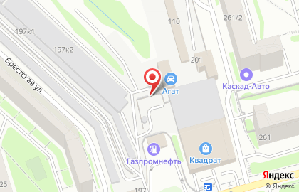 Автомагазин Магистраль в Заельцовском районе на карте
