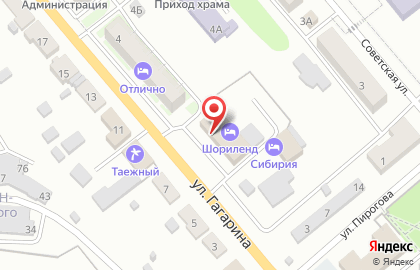 Отель Шориленд на карте