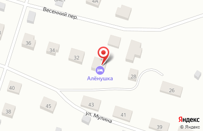 Гостиница Алёнушка на карте
