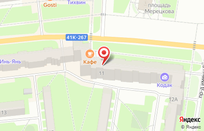 Стекло в Тихвине на карте