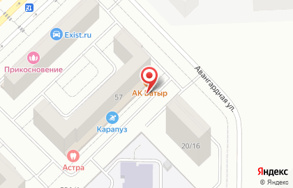 Киоск и кафе быстрого питания Ак Батыр в Набережных Челнах на карте