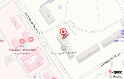 EХ на Астраханской улице на карте