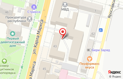 Управление ФСБ России по Чувашской Республике на карте