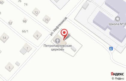 Православный приход храма в честь святых первоверховных апостолов Петра и Павла на карте