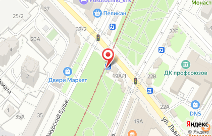 Сеть салонов связи Мегафон на улице Льва Толстого на карте