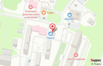 Парикмахерская в Пензе на карте