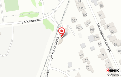 Домашняя пекарня на улице Коновалова на карте