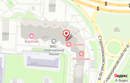 Школа иностранных языков BKC International House в Зеленограде, в 8-м микрорайоне на карте