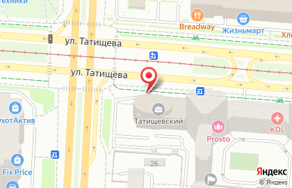 БЦ Татищевский на карте