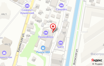 Гостиница ПримаВера на карте