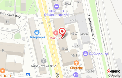 Многопрофильный медицинский центр «Московская академическая клиника ЭКО» на карте