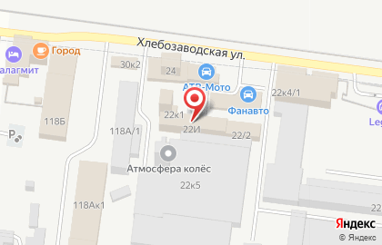 Столовая на Хлебозаводской, 22и на карте