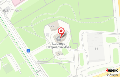 Храм Святителя Иова, Патриарха Московского и всея Руси на карте