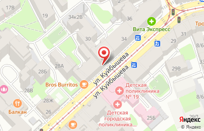 Салон Невская Оптика Вижен Сервис в Петроградском районе на карте