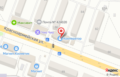 Магазин сухофруктов на Красноармейской улице на карте