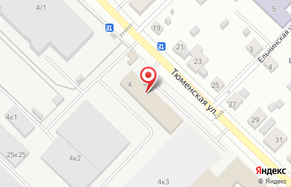 ООО «Профсейф» Новосибирск, ул. Тюменская на карте