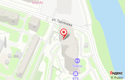 Московская губернская универсальная библиотека на улице Тургенева на карте