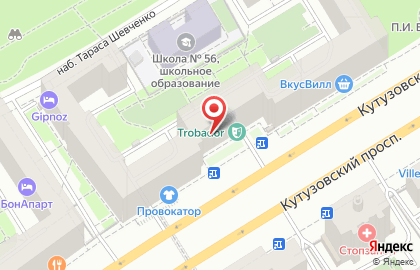 Школа программирования для детей KIBERone на Кутузовском проспекте на карте