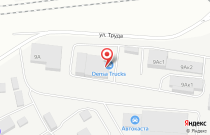 Компания по продаже запчастей и ремонту грузовых автомобилей Денса Трак в Ленинском районе на карте