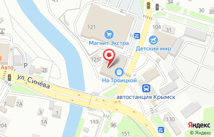 Банкомат в Краснодаре на карте
