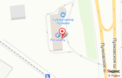 АЗС ПТК-Сервис на Пулковском шоссе на карте