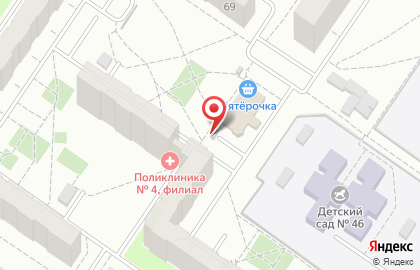 Киоск по продаже печатной продукции на улице Академика Постовского на карте