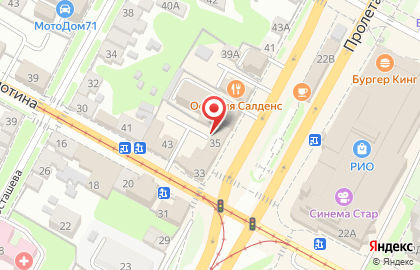Магазин Центр Сантехники на Пролетарской улице на карте