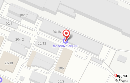 Транспортно-экспедиторская компания Деловые Линии на улице Бурова на карте
