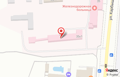 ЛДЦ МИБС на улице Карбышева на карте