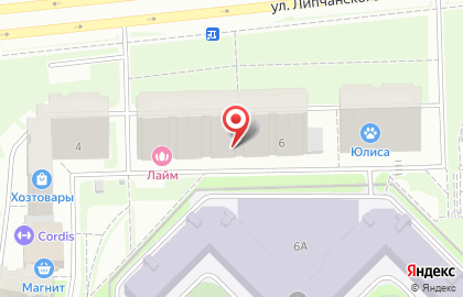Новостройки, ЗАО Азбука Жилья на улице Липчанского в Некрасовке на карте