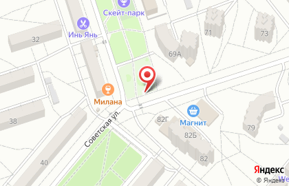 Мастерская по ремонту обуви на Советской улице на карте