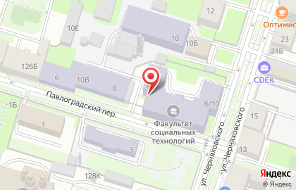 Центр Профессиональной Переподготовки Государственных и Муниципальных Служащих Северо-западной Академии Государственной Службы на карте