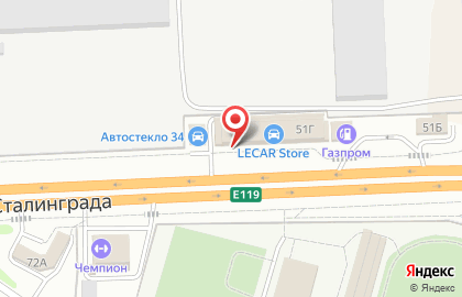 Автомагазин Би-би в Красноармейском районе на карте