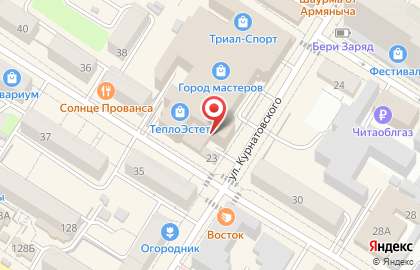 Салон штор ТюльПАН на улице Курнатовского на карте