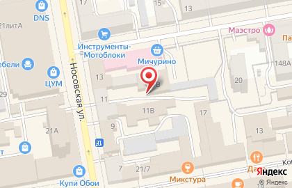 Магазин амортизаторов и аккумуляторов на Носовской улице на карте