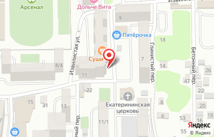 Банкомат СберБанк на Извилистой улице на карте