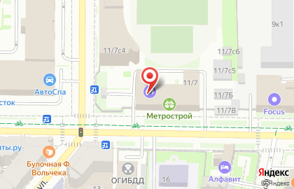 Проект Сервис на Левашовском проспекте на карте