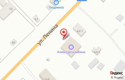 Банкомат АЭБ на улице Ленина на карте