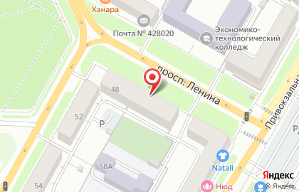 Столовая Чебоксарский экономико-технологический колледж на карте