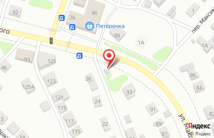 Продуктовый магазин Борторг на улице М.Горького на карте