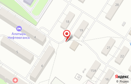 Продовольственный магазин Милана в Ханты-Мансийске на карте