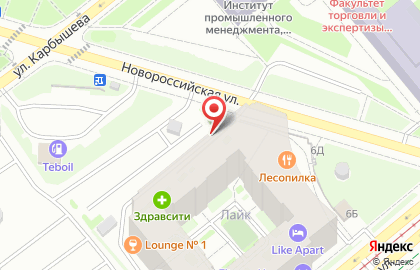 СКС на Новороссийской улице на карте