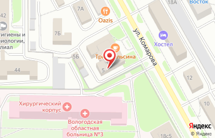 Туристическое агентство Прайм-тур на улице Комарова на карте