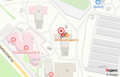 Пансионат Почта России в Балашихе на карте