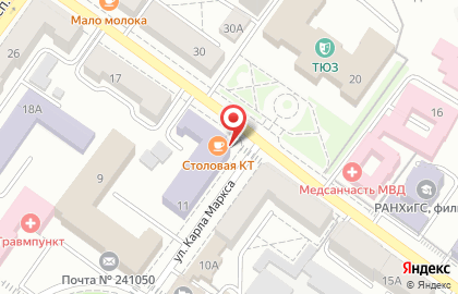 Торговая компания МейТан на улице Карла Маркса на карте